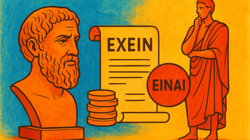 Η αξία του «έχειν» και του «είναι» στη φιλοσοφική παράδοση