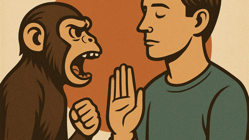 Ο εσωτερικός μας πίθηκος και η τέχνη της αυτοκυριαρχίας