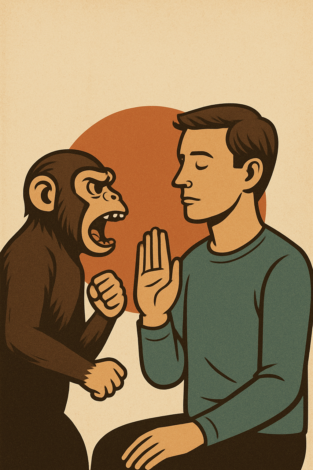 Ο εσωτερικός μας πίθηκος και η τέχνη της αυτοκυριαρχίας